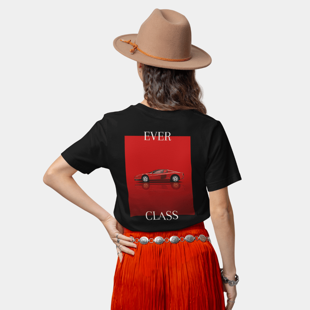 T-shirt rouge Icon pour femme